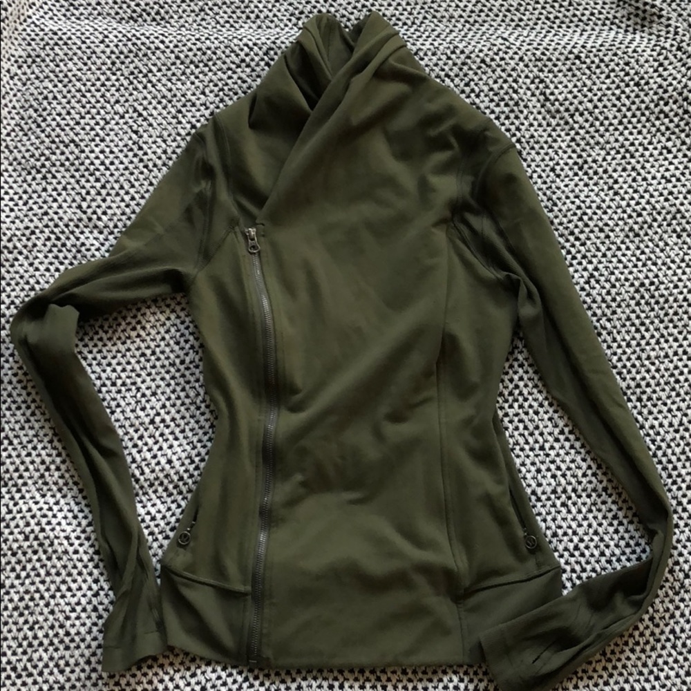 Olive green lululemon jacket